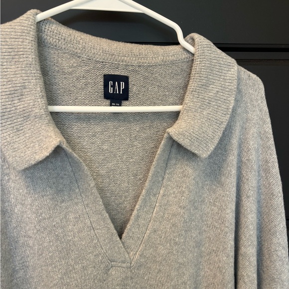 🩷2/$30❤️GAP CashSoft Polo Mini Sweater Dress Size XXL - Picture 4 of 6